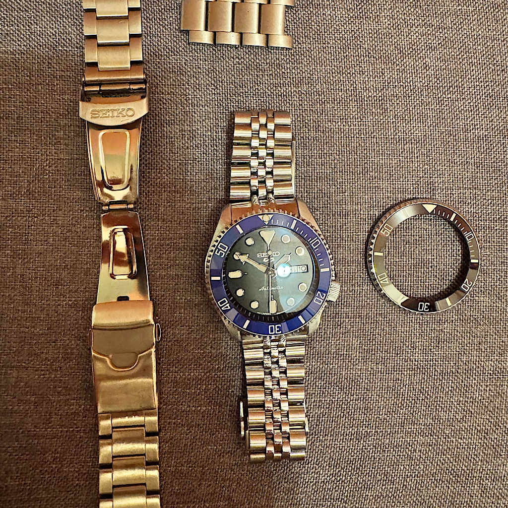 Seiko 5 Sports With Modded Submariner BezelS
